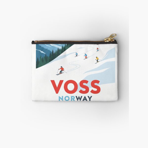 Item preview, Voss Norway Ski Resort Vintage Poster designed and sold by EZONEEE.