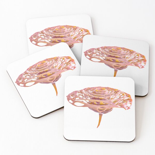 Item preview, 3D Liquid Pink Flowing Flower Lace designed and sold by Keltoi-art.