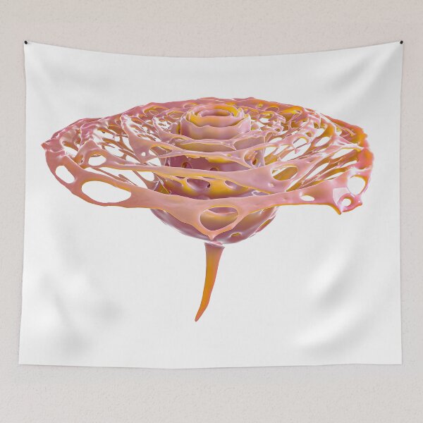Item preview, 3D Liquid Pink Flowing Flower Lace designed and sold by Keltoi-art.