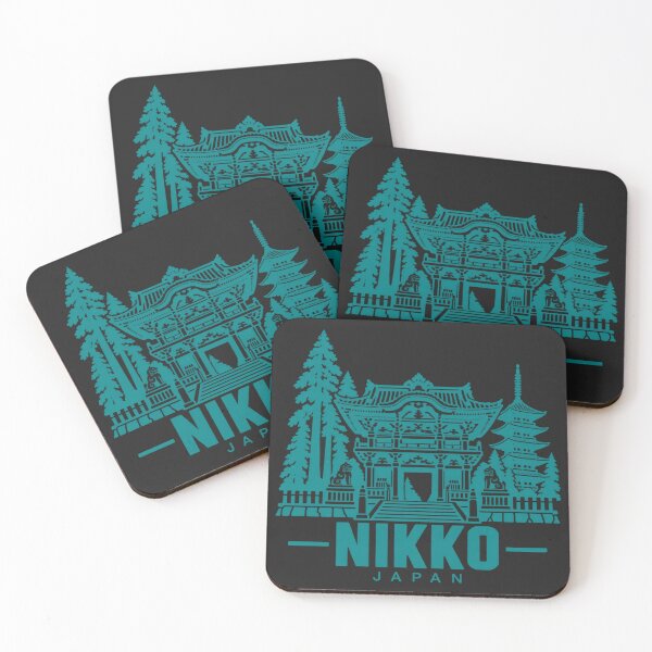 Item preview, Nikko Japan Line Art Landmark Poster designed and sold by CMYKStudio.
