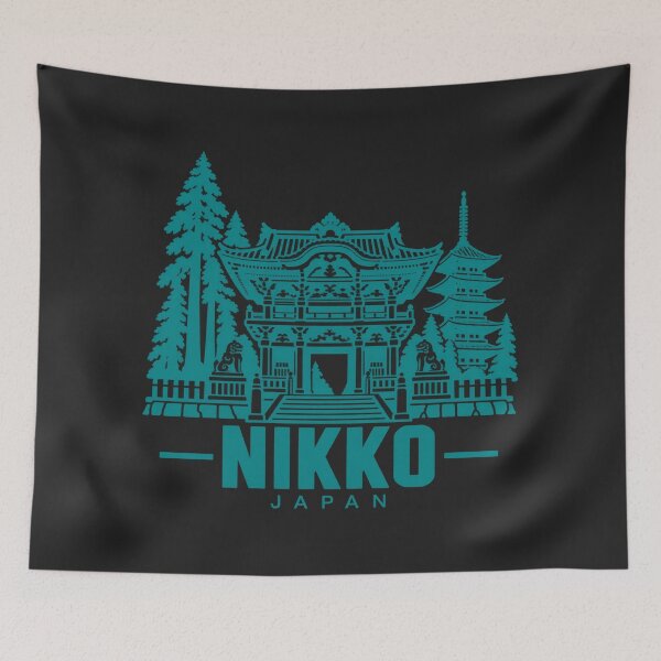 Item preview, Nikko Japan Line Art Landmark Poster designed and sold by CMYKStudio.