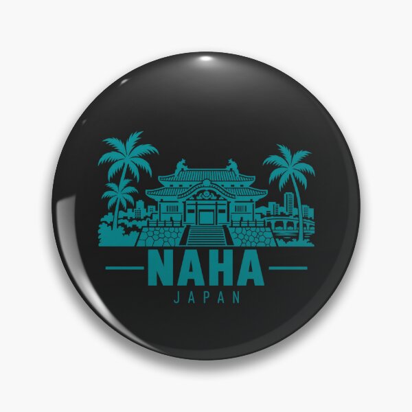 Item preview, Naha Japan Line Art Coastline Poster designed and sold by CMYKStudio.