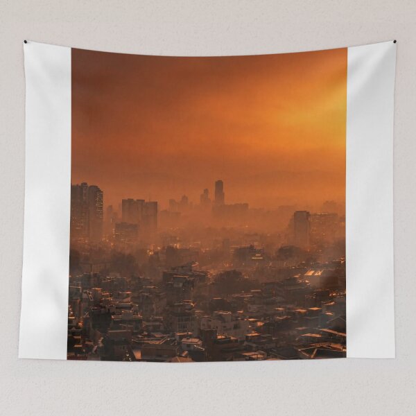 Item preview, Elephant Bruce Lee aSunset Landscape designed and sold by mauroroberto.
