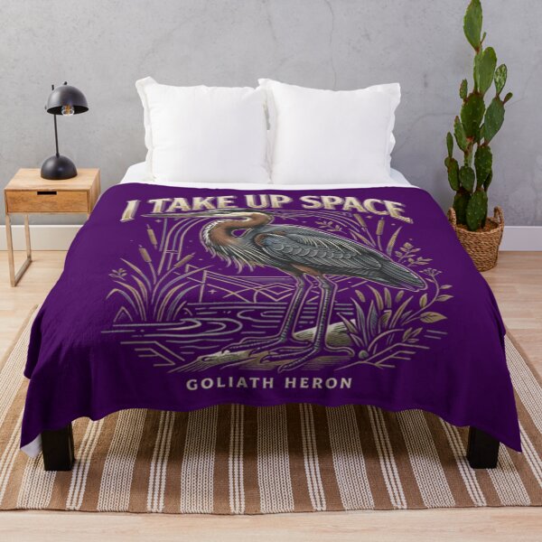 Item preview, Goliath Heron - I Take Up Space designed and sold by Max Store.
