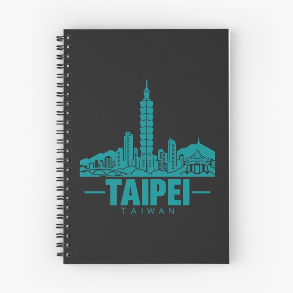 Item preview, Taipei Taiwan Line Art Skyline Poster designed and sold by CMYKStudio.
