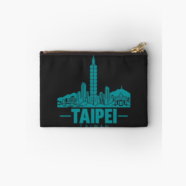 Item preview, Taipei Taiwan Line Art Skyline Poster designed and sold by CMYKStudio.