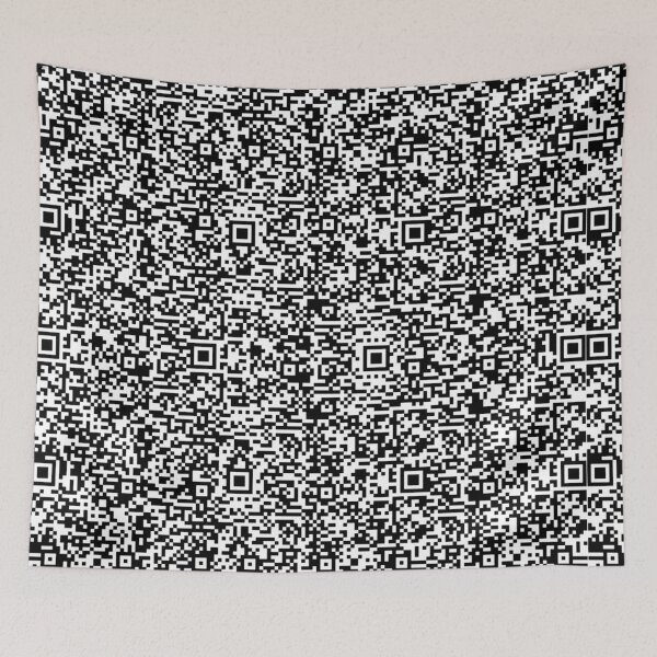 Item preview, Random abstract barcode full pattern designed and sold by Ameliatra Design.
