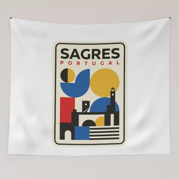 Item preview, Retro Sagres Bauhaus Geometric Skyline designed and sold by k3rstman1.
