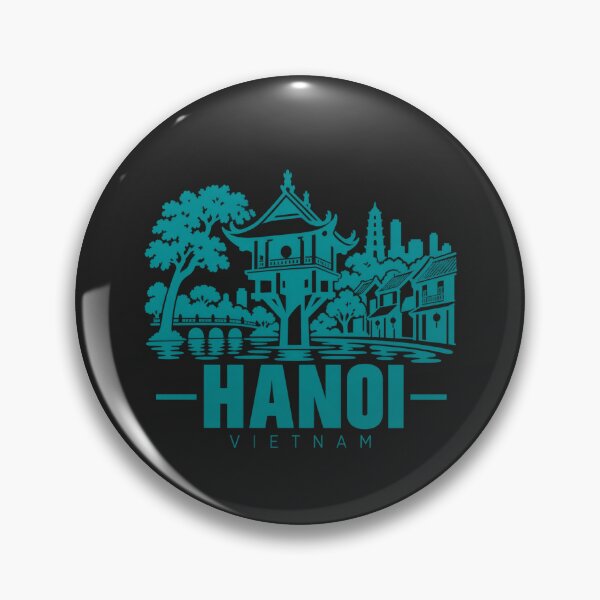 Item preview, Hanoi Vietnam Line Art Landmark Poster designed and sold by CMYKStudio.