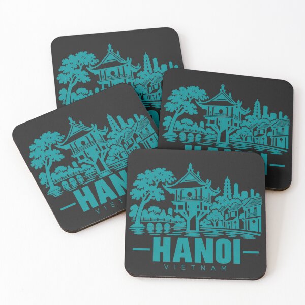 Item preview, Hanoi Vietnam Line Art Landmark Poster designed and sold by CMYKStudio.
