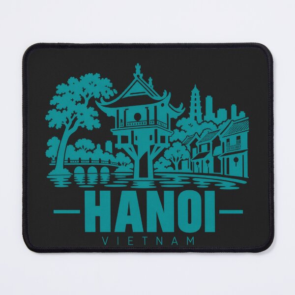 Item preview, Hanoi Vietnam Line Art Landmark Poster designed and sold by CMYKStudio.