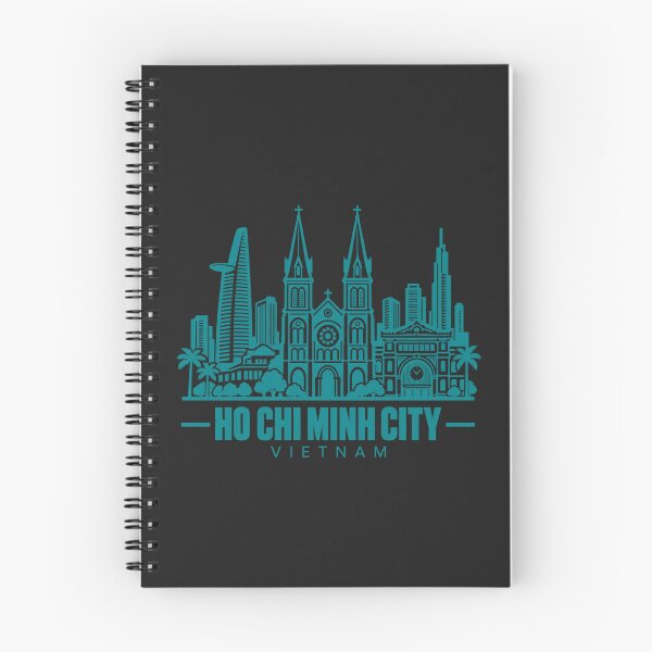 Item preview, Ho Chi Minh City Vietnam Line Art Skyline Poster designed and sold by CMYKStudio.