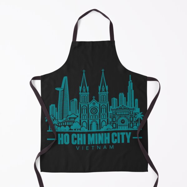 Item preview, Ho Chi Minh City Vietnam Line Art Skyline Poster designed and sold by CMYKStudio.