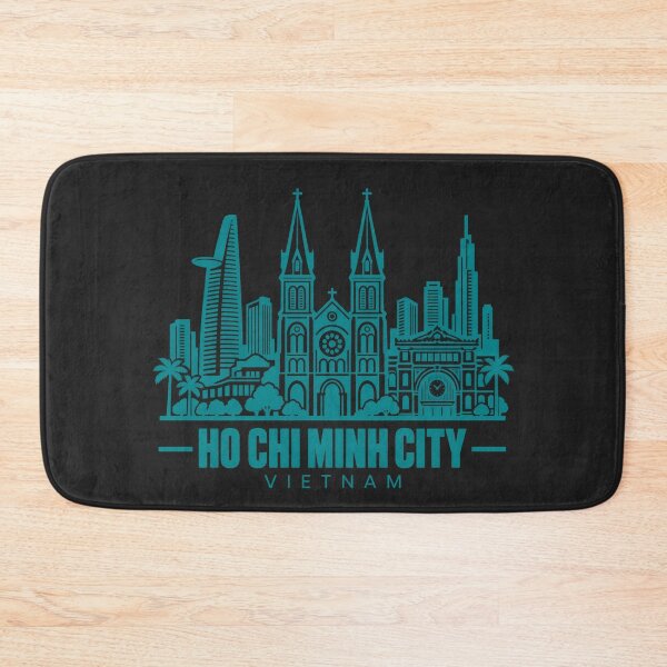 Item preview, Ho Chi Minh City Vietnam Line Art Skyline Poster designed and sold by CMYKStudio.