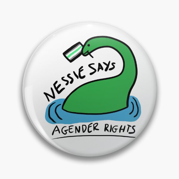 Item preview, Nessie Says Agender Rights designed and sold by Galimimi.