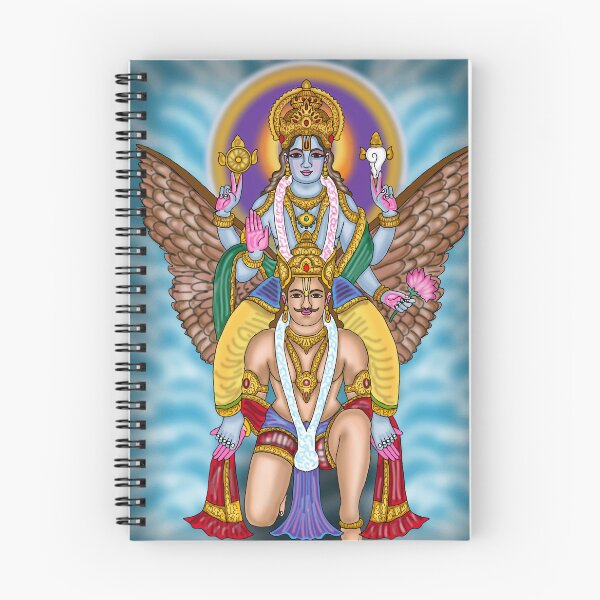 Item preview, Lord Vishnu and Garuda Digital Drawing | Hindu Deity Artwork designed and sold by Harshit_Digital_Arts.