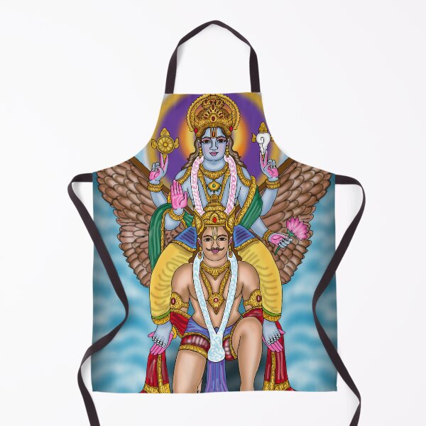 Item preview, Lord Vishnu and Garuda Digital Drawing | Hindu Deity Artwork designed and sold by Harshit_Digital_Arts.