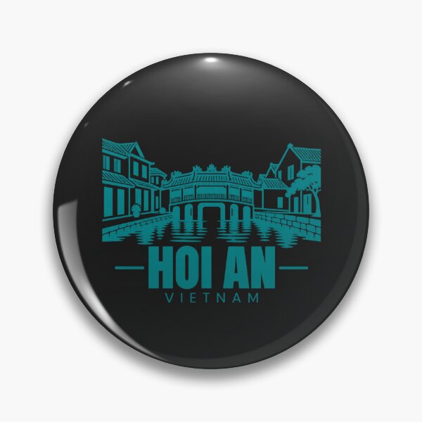 Item preview, Hoi An Vietnam Line Art Landmark Poster designed and sold by CMYKStudio.