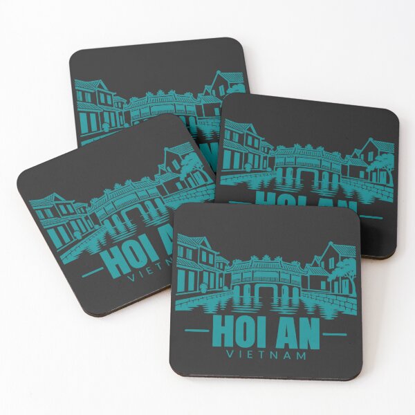 Item preview, Hoi An Vietnam Line Art Landmark Poster designed and sold by CMYKStudio.