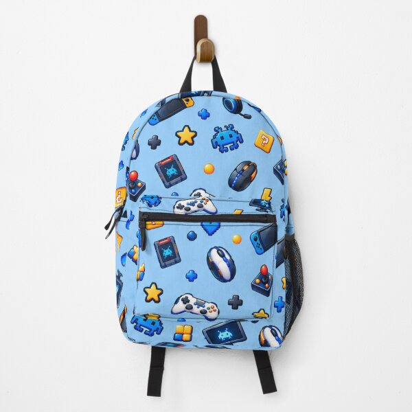 Item preview, Título: Blue Gaming World – Video Game Controller Pattern designed and sold by HO•Designs.