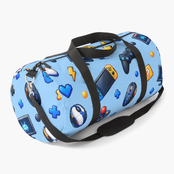 Item preview, Título: Blue Gaming World – Video Game Controller Pattern designed and sold by HO•Designs.