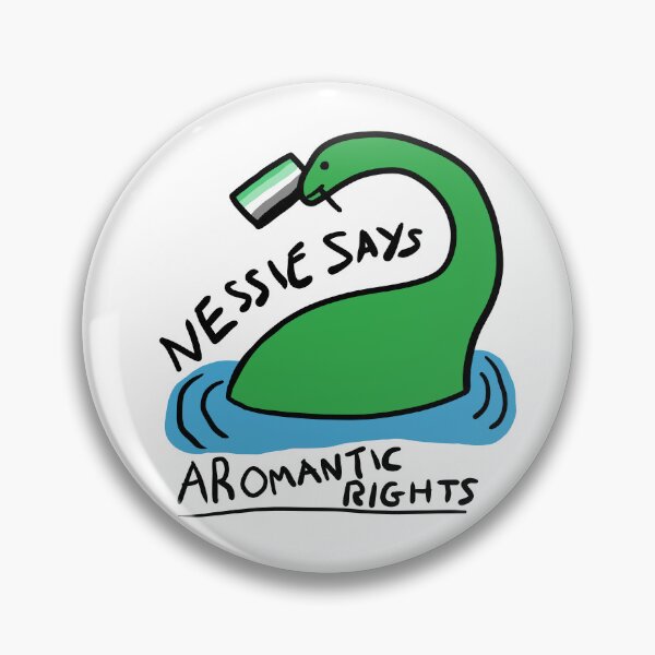 Item preview, Nessie Says Aromantic Rights designed and sold by Galimimi.