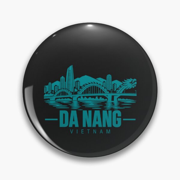 Item preview, Da Nang Vietnam Line Art Coastline Poster designed and sold by CMYKStudio.
