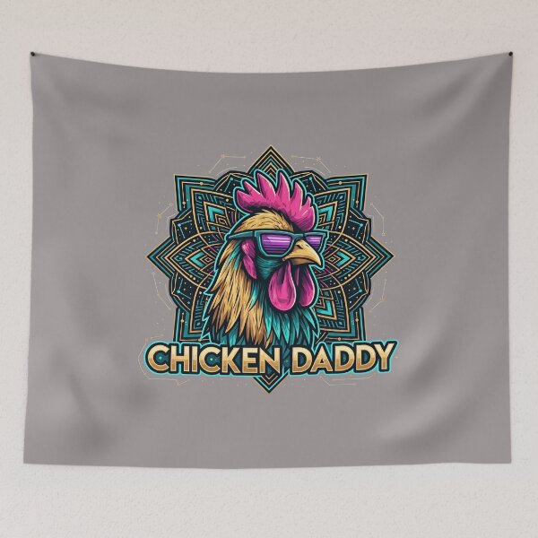 Item preview, Chicken Daddy Retro Sunset Rooster Sunglasses T-Shirt-37 designed and sold by WaldemarRohrer.