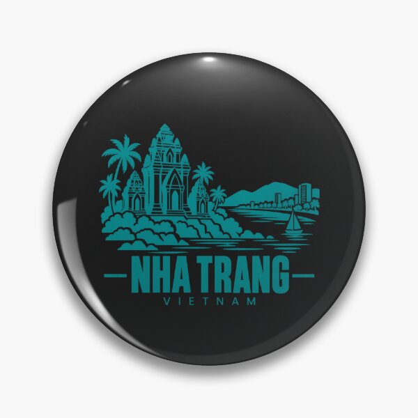 Item preview, Nha Trang Vietnam Line Art Coastline Poster designed and sold by CMYKStudio.