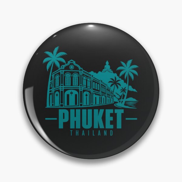 Item preview, Phuket Thailand Line Art Coastline Poster designed and sold by CMYKStudio.