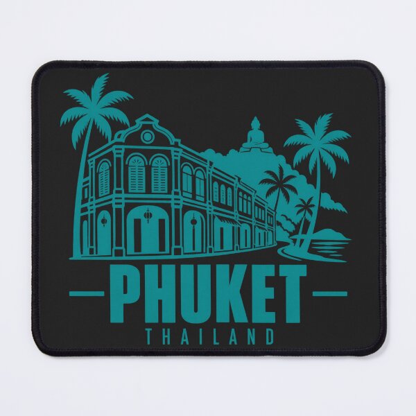 Item preview, Phuket Thailand Line Art Coastline Poster designed and sold by CMYKStudio.