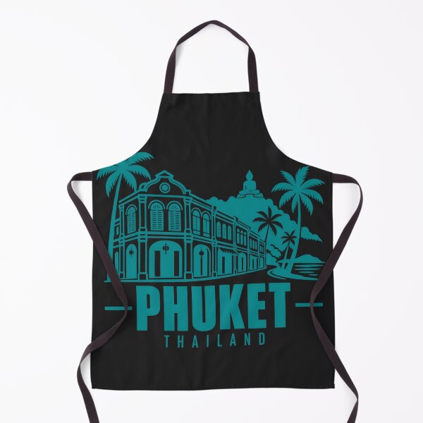 Item preview, Phuket Thailand Line Art Coastline Poster designed and sold by CMYKStudio.