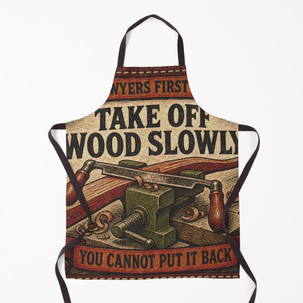 Item preview, Take Off Wood Slowly Bowmaking Workshop Rule Leather Patch designed and sold by BoosterShop.
