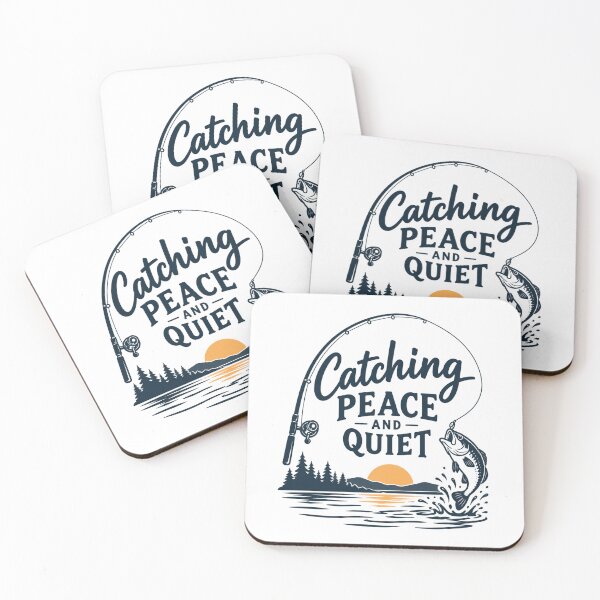 Item preview, Fishing - Catching Peace and Quiet designed and sold by CampAndCoast.