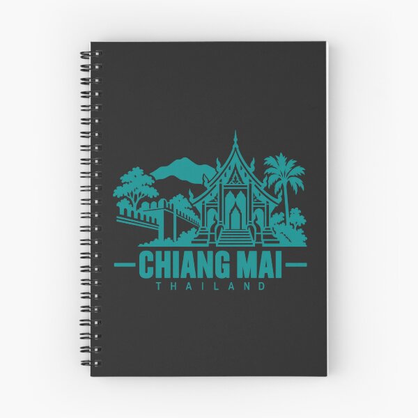 Item preview, Chiang Mai Thailand Line Art Landmark Poster designed and sold by CMYKStudio.