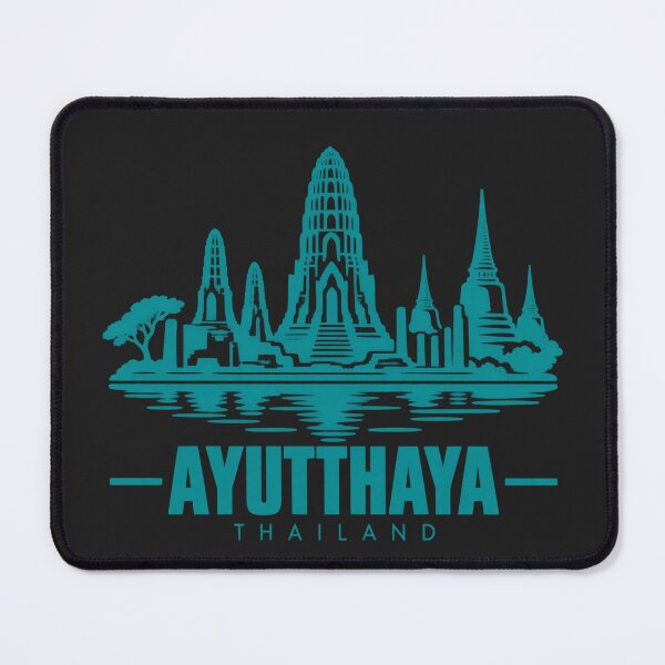 Item preview, Ayutthaya Thailand Line Art Landmark Poster designed and sold by CMYKStudio.