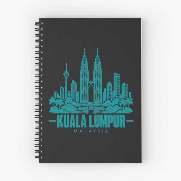 Item preview, Kuala Lumpur Malaysia Line Art Skyline Poster designed and sold by CMYKStudio.