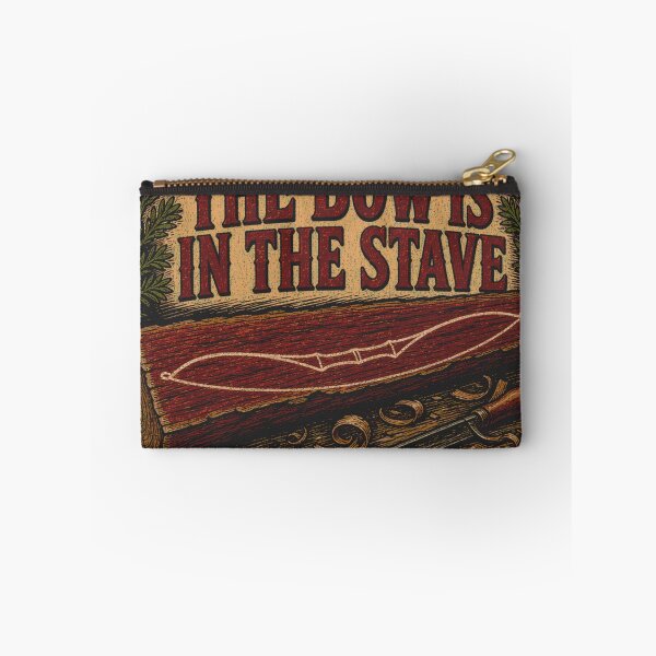 Item preview, The Bow Is In The Stave Bowwood Bowmaker Leather Patch designed and sold by BoosterShop.