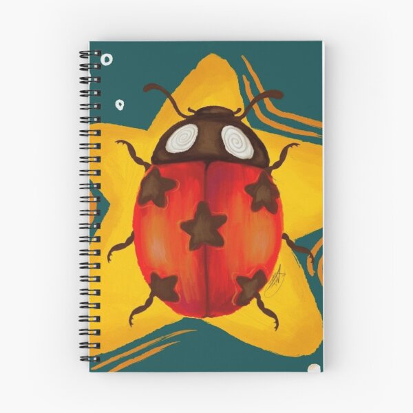 Item preview, Magic Ladybug - Star Spots and Spiral Eyes designed and sold by conamor-bymel.