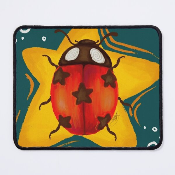 Item preview, Magic Ladybug - Star Spots and Spiral Eyes designed and sold by conamor-bymel.