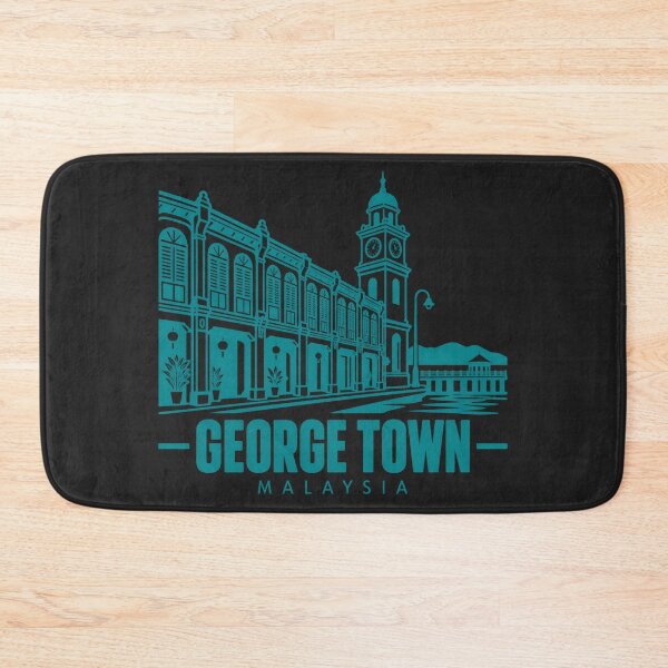 Item preview, George Town Malaysia Line Art Landmark Poster designed and sold by CMYKStudio.
