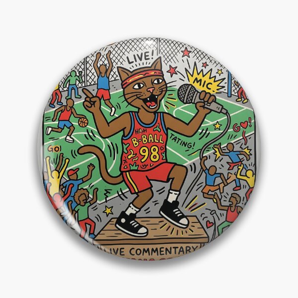 Item preview, Havana Brown Basketball Commentator designed and sold by PictoVibe.