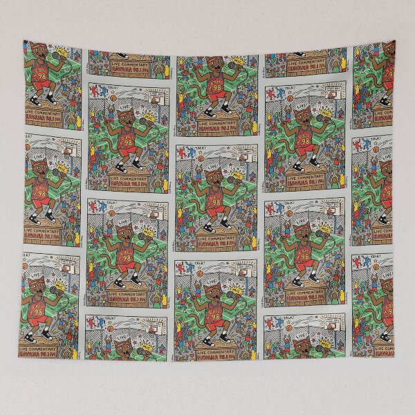 Item preview, Havana Brown Basketball Commentator designed and sold by PictoVibe.