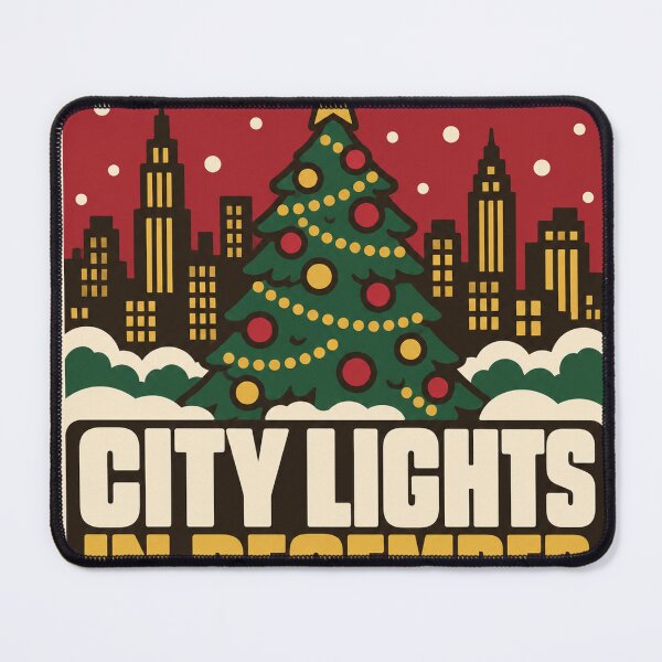 Item preview, Christmas In New York Gift - City Lights In December designed and sold by RedRubyBubble.