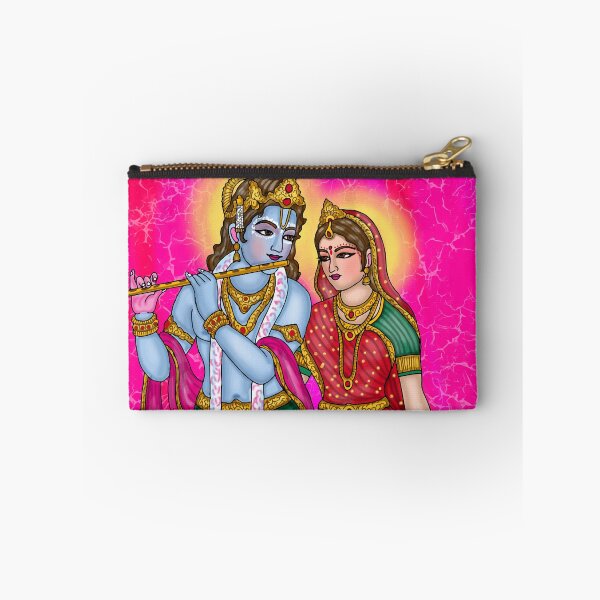 Item preview, Radha Krishna Digital Drawing | Divine Hindu Couple Artwork designed and sold by Harshit_Digital_Arts.
