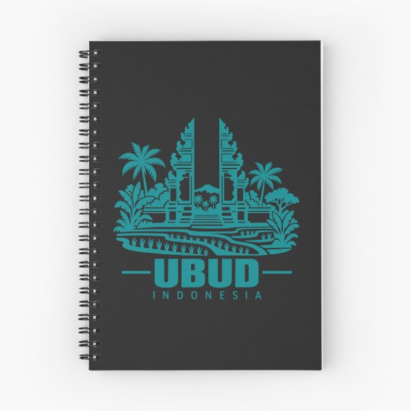 Item preview, Ubud Indonesia Line Art Landmark Poster designed and sold by CMYKStudio.