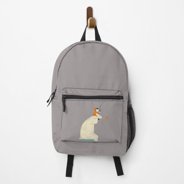 Item preview, Child Riding Polar Bear Fishing Ice Floe-24 designed and sold by WaldemarRohrer.