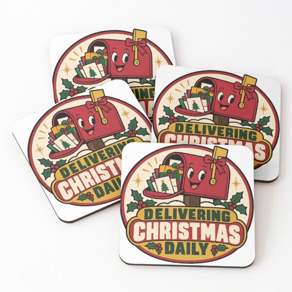 Item preview, Mail Carrier Gift - Delivering Christmas Daily designed and sold by RedRubyBubble.