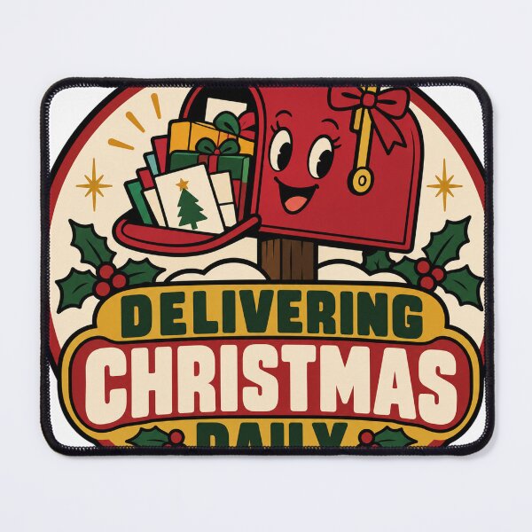 Item preview, Mail Carrier Gift - Delivering Christmas Daily designed and sold by RedRubyBubble.