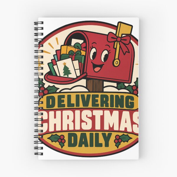 Item preview, Mail Carrier Gift - Delivering Christmas Daily designed and sold by RedRubyBubble.